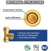 imagePex Fittings Tee Female 12quot Push Fit Female Plumbing Tee No Lead PushtoConnect Plumbing Fittings Brass Pipe Connector T Fitting for Copper PEX CPVC 2Pcs6