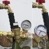 imageWater Pressure Regulator Valve 34quot NH Brass Leadfree Adjustable Water Pressure Reducer with Gauge for RV Camper and Inlet Screened Filter