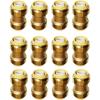 imageHQMPC Pex Fitting 12quot Pex Elbow PushFit Elbow 90 Degree PushtoConnect Plumbing Fitting for Copper CPVC 12Pcs 12quot05 Inch