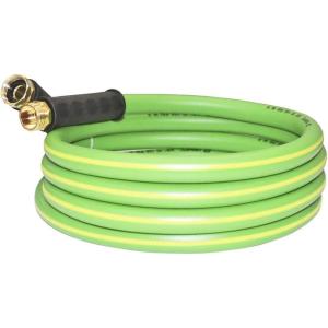 imageHQMPC Garden Hose Garden Water Hose 58quotID 30 ft Durable PVC Non Kinking Heavy Water Hose with Brass Hose Fittings 58quotIDx3030 FEET10 Feet