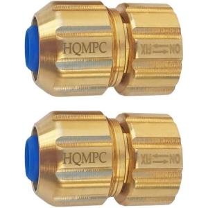 imageHQMPC Lead Free Garden Hose Quick Connect Brass Hose Quick Connect Garden Hose Connectors Water Hose Connectors GHT 34quot 2 Sets